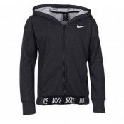 G Nk Hoodie Fz Studio, Black/Htr/Black/White, Xl,  Nike