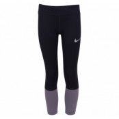 G Nk Pwr Tght Crop, Black/Gunsmoke, Xl, Nike