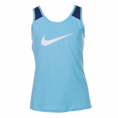 G Np Tank, Vivid Sky/Binary Blue/White, L,  Nike
