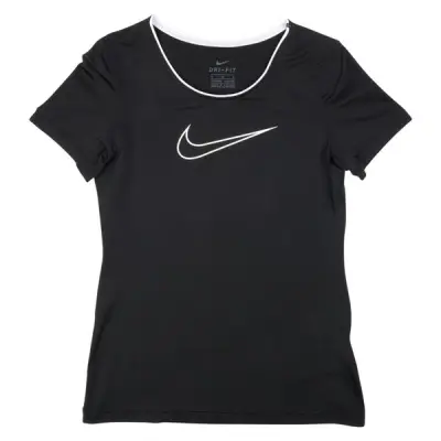 G Np Top Ss, Black/Black/White, S,  Nike