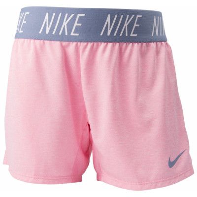 Girls' Nike Dry Training Short, Pink/Ashen Slate, L,  Nike