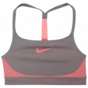 Girls' Nike Sports Bra, Dark Grey/Sea Coral/Sea Coral, S,  Nike