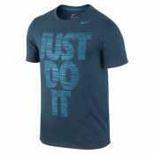 Jdi Knurling Grit Tee, Blue Force/Lt Blue Lacquer, L, Nike