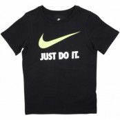 Jdi Swoosh Tee Yth, Black/Volt, M,  Nike