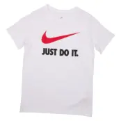 Jdi Swoosh Tee Yth, White/University Red, L,  Nike