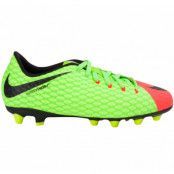 Jr Hypervenom Phelon 3 Agpro, Electric Green/Black-Hyper Ora, 32