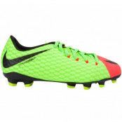 Jr Hypervenom Phelon Iii Fg, Electric Green/Black-Hyper Ora, 27