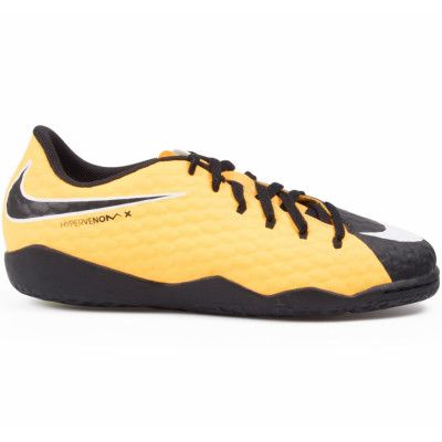 Jr Hypervenomx Phelon Iii Ic, Laser Orange/White-Black-Volt, 36