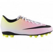 Jr Mercurial Victory V Ag, White/Black-Volt-Total Orange, 35