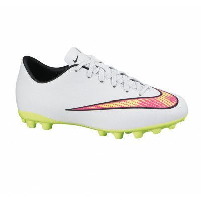 Jr Mercurial Victory V Ag, White/Volt-Hyper Pink-Black, 34