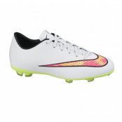 Jr Mercurial Victory V Fg, White/Volt-Hyper Pink-Black, 28