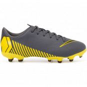 Jr Vapor 12 Academy Gs Fg/Mg, Dark Grey/Black-Dark Grey, 32