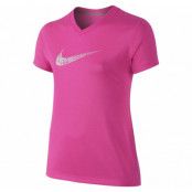 Leg Confetti Gfx Tee Yth, Pink Pow/Dk Grey Heather, L,  Nike