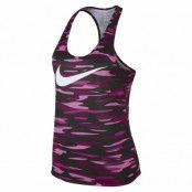 Leg Racerback Aop Swoosh Tank, Mulberry/White/Mulberry/White, Xl,  Nike