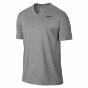 Legend 2.0 Ss V-Neck Tee, Carbon Heather/Black/Black, Xxl, Nike