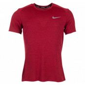 M Nk Brthe Miler Top Ss Cool, University Red/Htr/Tough Red, L,  Nike