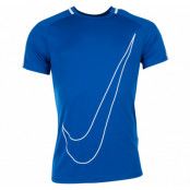 M Nk Dry Acdmy Top Ss Gx, Blue Jay/White/White, L,  Nike