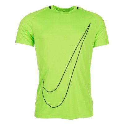M Nk Dry Acdmy Top Ss Gx, Electric Green/Black/Black, S,  Nike