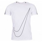 m nk dry acdmy top ss gx, white/black/black, l,  nike