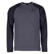 M Nk Dry Crew Utility Core, Charcoal Heathr/Black/Black, Xl,  Tröjor