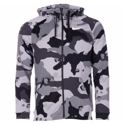 M Nk Dry Fl Hd Fz Cmo Gfx, Lt Smoke Grey/Black/White, L,  Nike