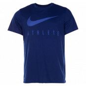 M Nk Dry Tee Db Swsh Ath Ssnl, Blue Void, Mt, T-Shirts