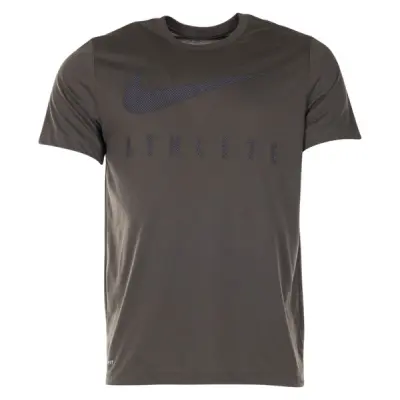 M Nk Dry Tee Db Swsh Ath Ssnl, Cargo Khaki, L,  T-Shirts