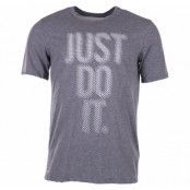 M Nk Dry Tee Df Dash Jdi, Charcoal Heathr/White, L,  Nike