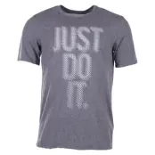 M Nk Dry Tee Df Dash Jdi, Charcoal Heathr/White, L,  Nike