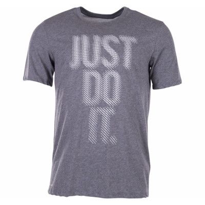 M Nk Dry Tee Df Dash Jdi, Charcoal Heathr/White, M,  Nike