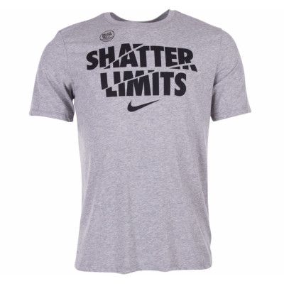 M Nk Dry Tee Df Limits, Dk Grey Heather/Black, Xxl,  T-Shirts