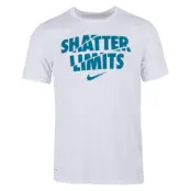 M Nk Dry Tee Df Limits, White/Blustery, S,  T-Shirts