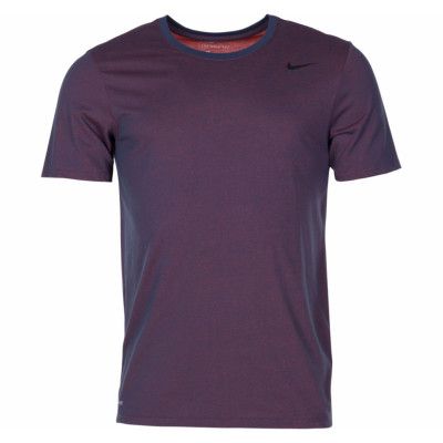 M Nk Dry Tee Dfc 2.0, Thunder Blue/Hyper Crimson/Htr, Xlt,  Nike