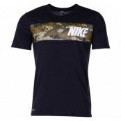 m nk dry tee dfc block camo, black/neutral olive, l,  nike