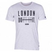 M Nk Dry Tee Dfc Jdq Lon Slub, White/Htr, L,  Nike