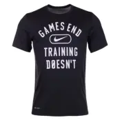 M Nk Dry Tee Leg Games End, Black/White, L,  Nike