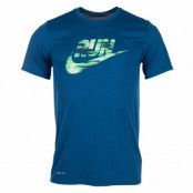 M Nk Dry Tee Lgd Brand, Industrial Blue/Electro Green, Xxl,  T-Shirts