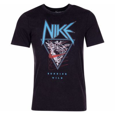 m nk dry tee metal, black, l,  nike