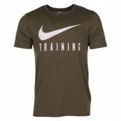 M Nk Dry Tee Nike Train, Olive Canvas/Desert Sand, S,  Nike