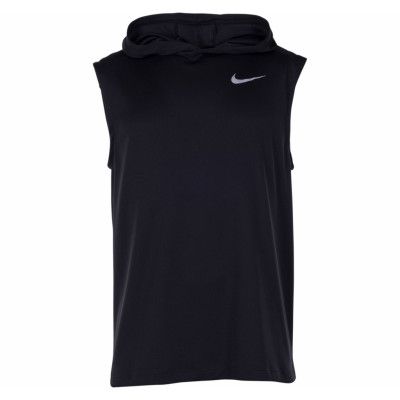 M Nk Dry Top Slv Run Hoodie, Black, L,  Nike