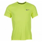 M Nk Miler Top Ss, Volt/Volt, L, Nike