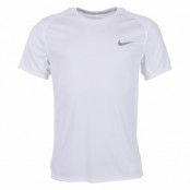 M Nk Miler Top Ss, White/White, M,  Nike