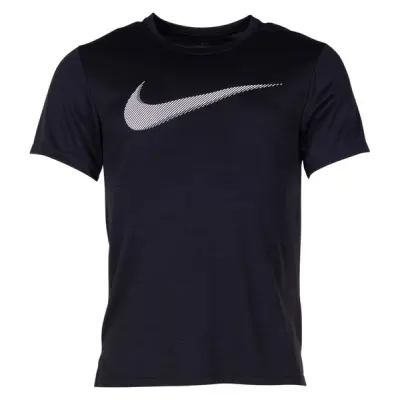 M Nk Superset Top Ss Hbr, Black/White, L,  T-Shirts