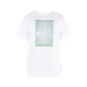 M Nkct Tee Ssnl Court, White/Steam, M,  T-Shirts