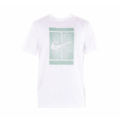 M Nkct Tee Ssnl Court, White/Steam, M,  T-Shirts