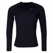 m np thrma top ls, black/black/dark grey, l,  nike