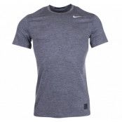 M Np Top Ss Fttd Heather, Black/Black/White, M,  Nike