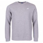 M Nsw Club Crw Bb, Dk Grey Heather/White, L, Nike
