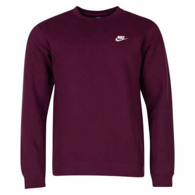 M Nsw Club Crw Bb, Night Maroon/White, Xxl,  Nike