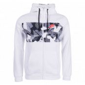 M Nsw Hoodie Fz Flc Sp, White/Max Orange, L,  Tröjor